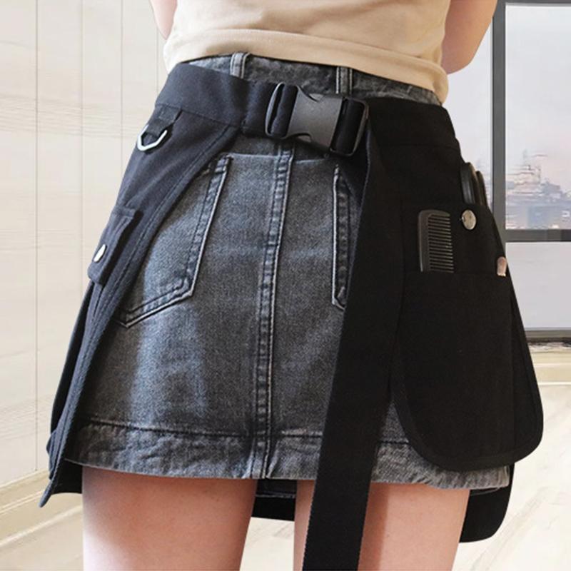 Garden Apron Canvas Work Apron with Pocket Adjustable Tool Apron for Home Garden