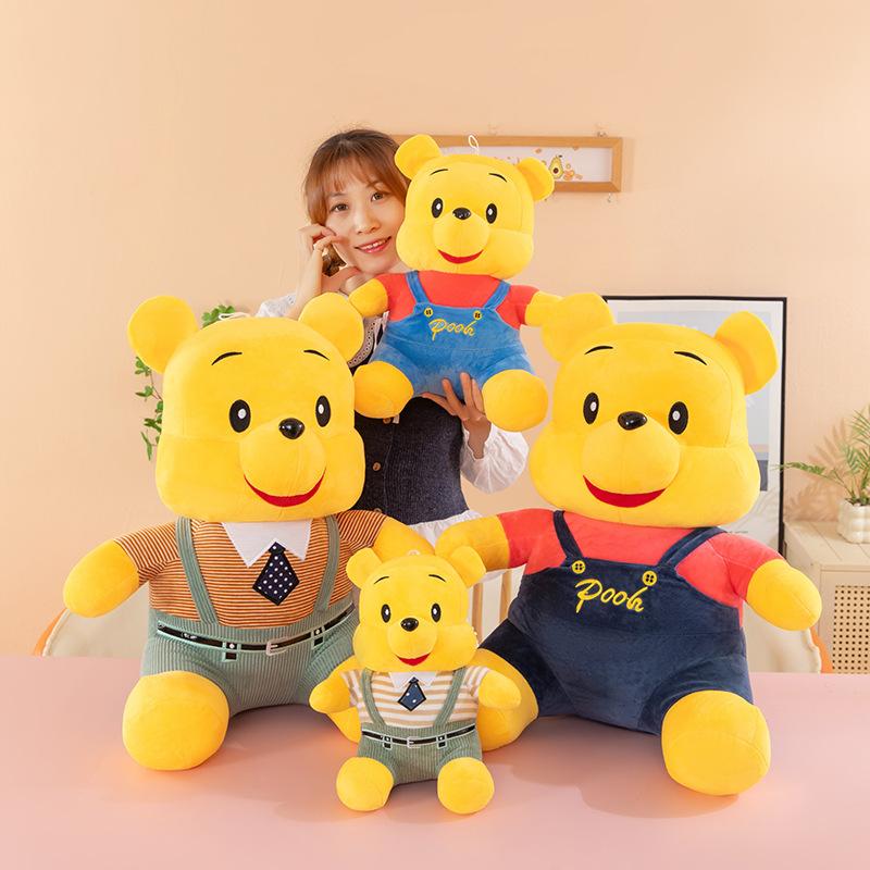 30cm Knuffel Winnie de Poeh Pluche Speelgoed Cartoon Anime Pop Grijpkraan Pop Cadeau voor Verjaardag Vriendin