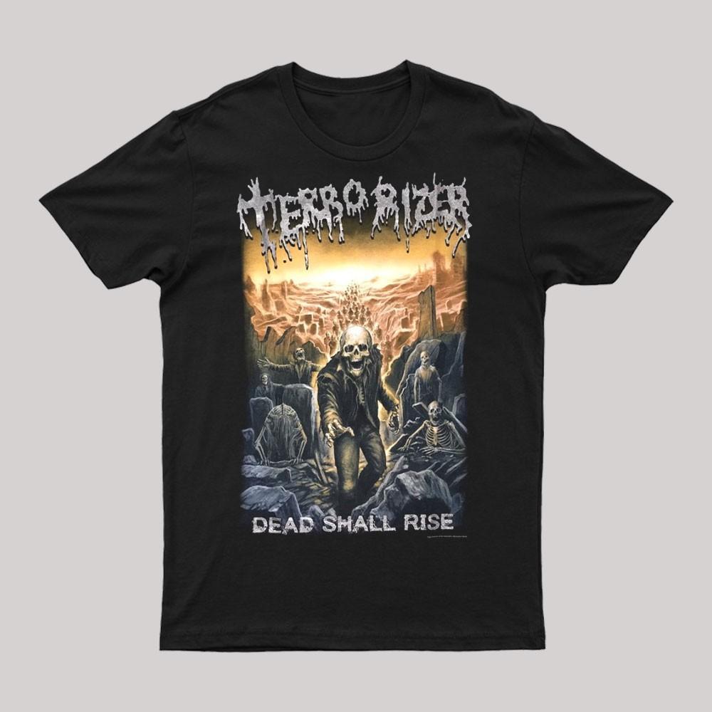 TERRORIZER - Dead Shall Rise Tee Shirt Black Unisex S-5XL 1P0735 Unisex T-Shirt L