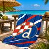 Asciugamano da Spiaggia Dinamo Zagabria Basket, Asciugatura Rapida, Facile da Curare, Adatto Sia per il Fitness che per le Vacanze al Mare, Essenziale Sportivo