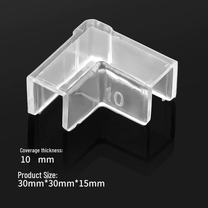 Transparent Fish Tank Table Corner Protector - Soft Triangle Guard for Child Safety