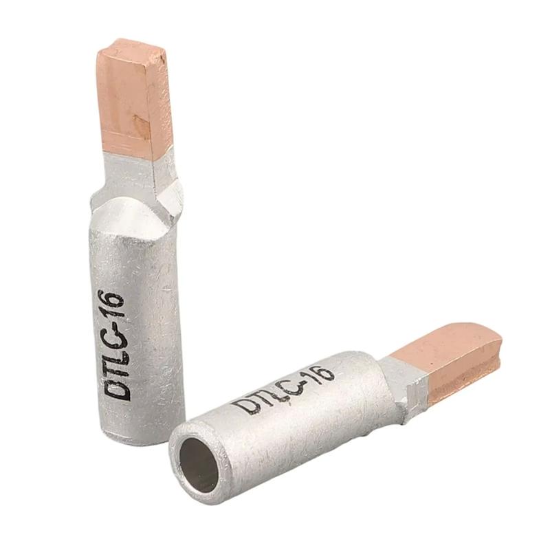 10Pcs Circuit Breaker Copper Aluminum Cable Terminal Electric Meter Wire Connector DTLC-25-B61B