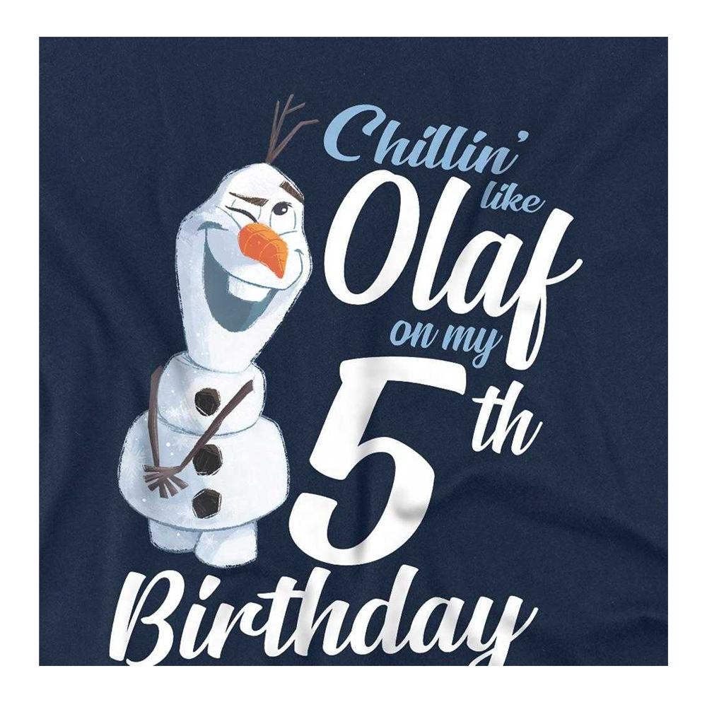Frozen Childrens/Kids Chillin Like Olaf 5th Birthday Sweatshirt