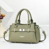 Pu Material Handbag For Casual Travel With Zipper Closure And Inner Pocket
