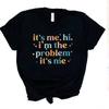 Hi I'm The Problem It's Me T-Shirt Anti Hero Taylor Music Inpired Shirt Meet Me At Midnight Tees Vintage Graphic Tee Fans Tops