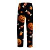 Men's Halloween Print Drawstring Lounge Pants Casual Sleepwear Pants Lightweight Comfortable Fit for Relaxing At Home or Sleep