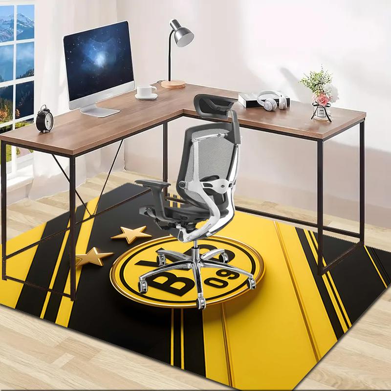1pc Football Team Design Area Rug - Non-Slip, Soft & Cozy Floor Mat for Living Room, Bedroom, Office - Indoor/Outdoor Decorative Carpet