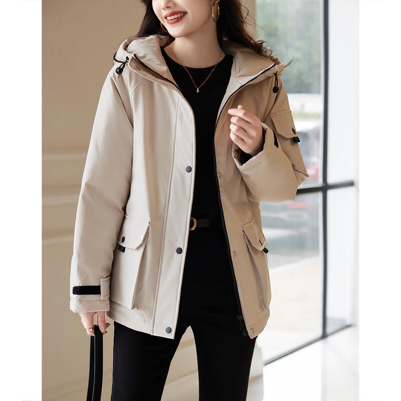 Demana 3-Proof Hooded Duck Down Winter Jacket