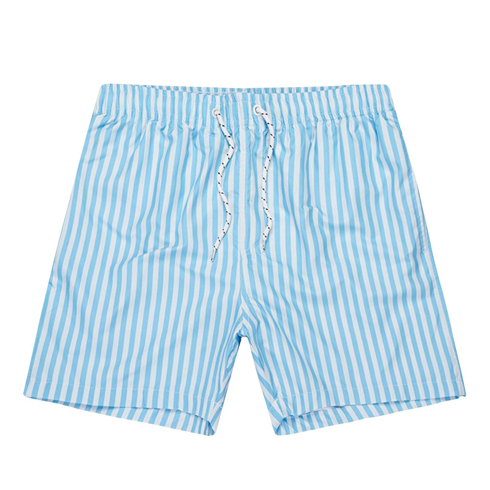 

Мужские повседневные модные шорты в полоску с принтом Мужские свободные дышащие шорты с принтом XL