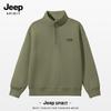 JEEP SPIRIT Men's 2025 Half-Zip Loose Sweatshirt