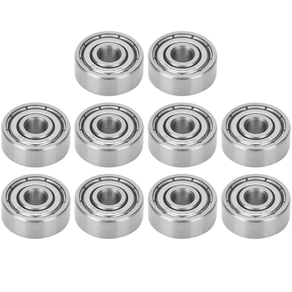 10PCS S624ZZ 4x13x5mm kuličková ložiska z nerezové oceli pro longboardy díly kolečkových bruslí