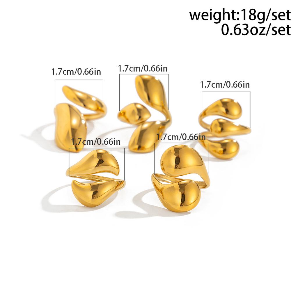 2025 New Vintage Punk Metal Rings Set for Women Aesthetics Jewelry Gift Gold Silver Color Irregular Geometric Knuckle Joint Ring Opening Jewelry