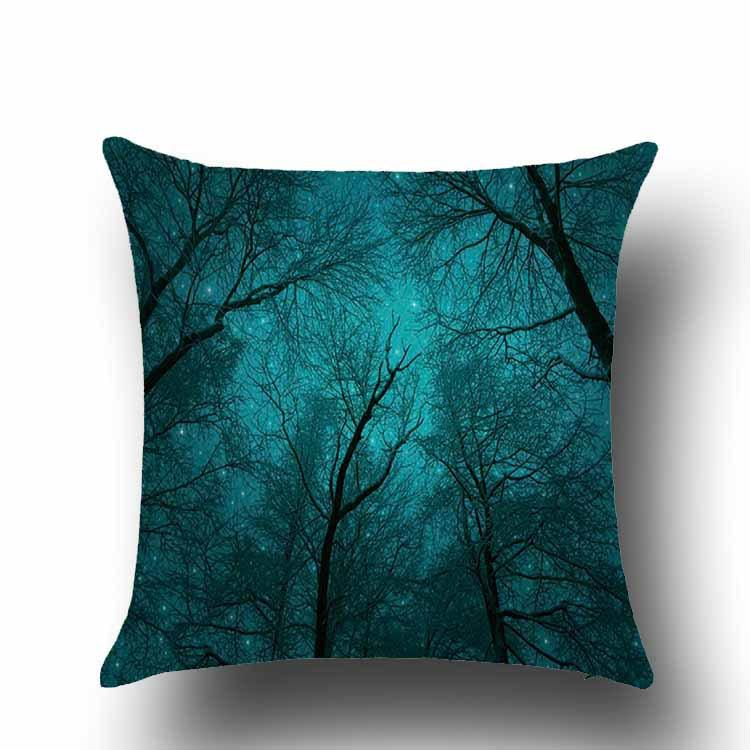 Hot Products, Tree, Night Sky, Pillowcase, Cushion Cover