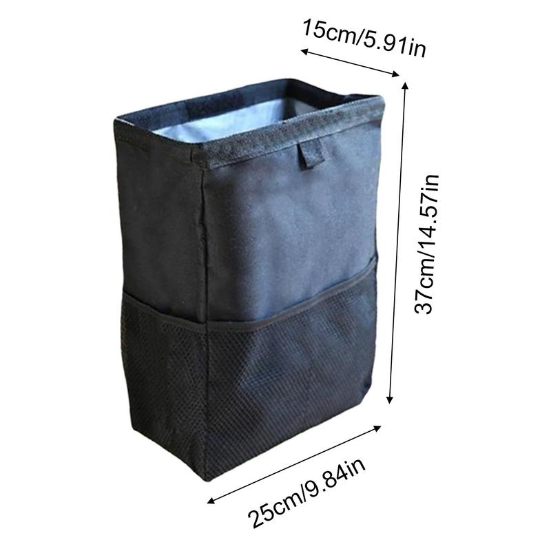 Foldable Trash Can For Car Leak-Proof Hangable Car Garbage Bag Automotive Interior Accessories Large Capacity Organizers