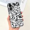 For Moto E14 Motorola Funda Case Cool Cartoon Luxury Painting Phone Case On Motorola E14 4G 6.56" Back Cover Soft Black Silicome