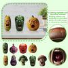Screaming Vegetable Resin Figurines – Funny Horror Style Desktop Ornaments For Home Or Display