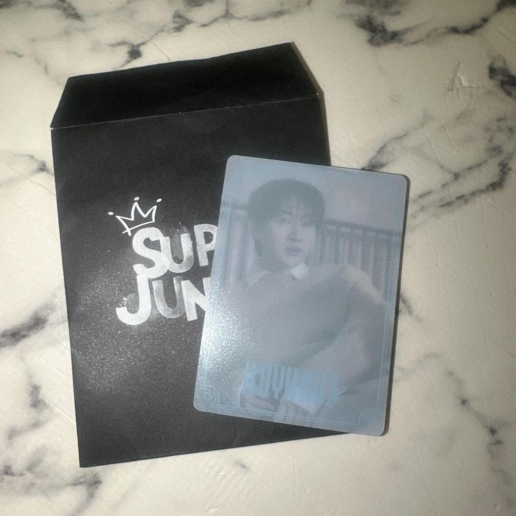 [USED] SUPERJUNIOR Clear Card Eunhyuk