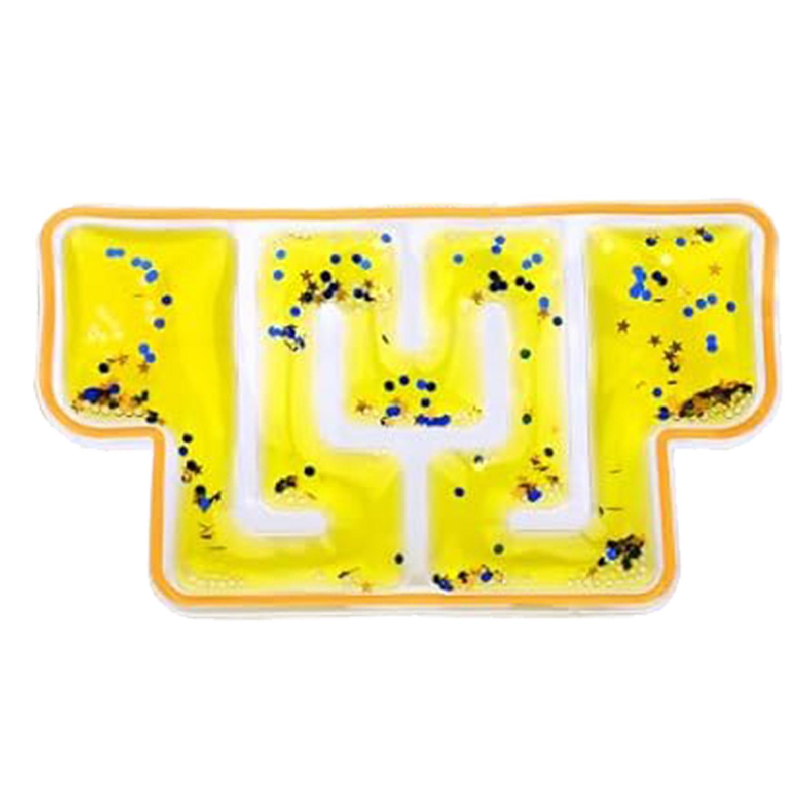 

AntiStress Liquid Flows Sensory Squeeze Toy with Moving Glitters For Adult Kids Anxiety Relaxation and Emotion Soothing 4