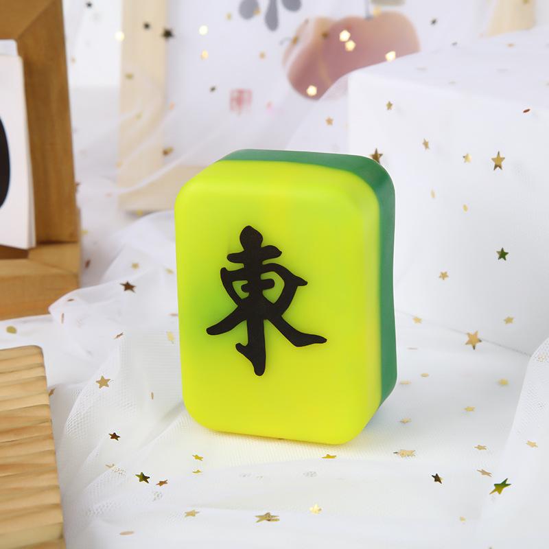 Chinesisches Mahjong-Nachtlicht, sanftes Licht, Augenschutz, LED-Schlaf, kreative Beleuchtung