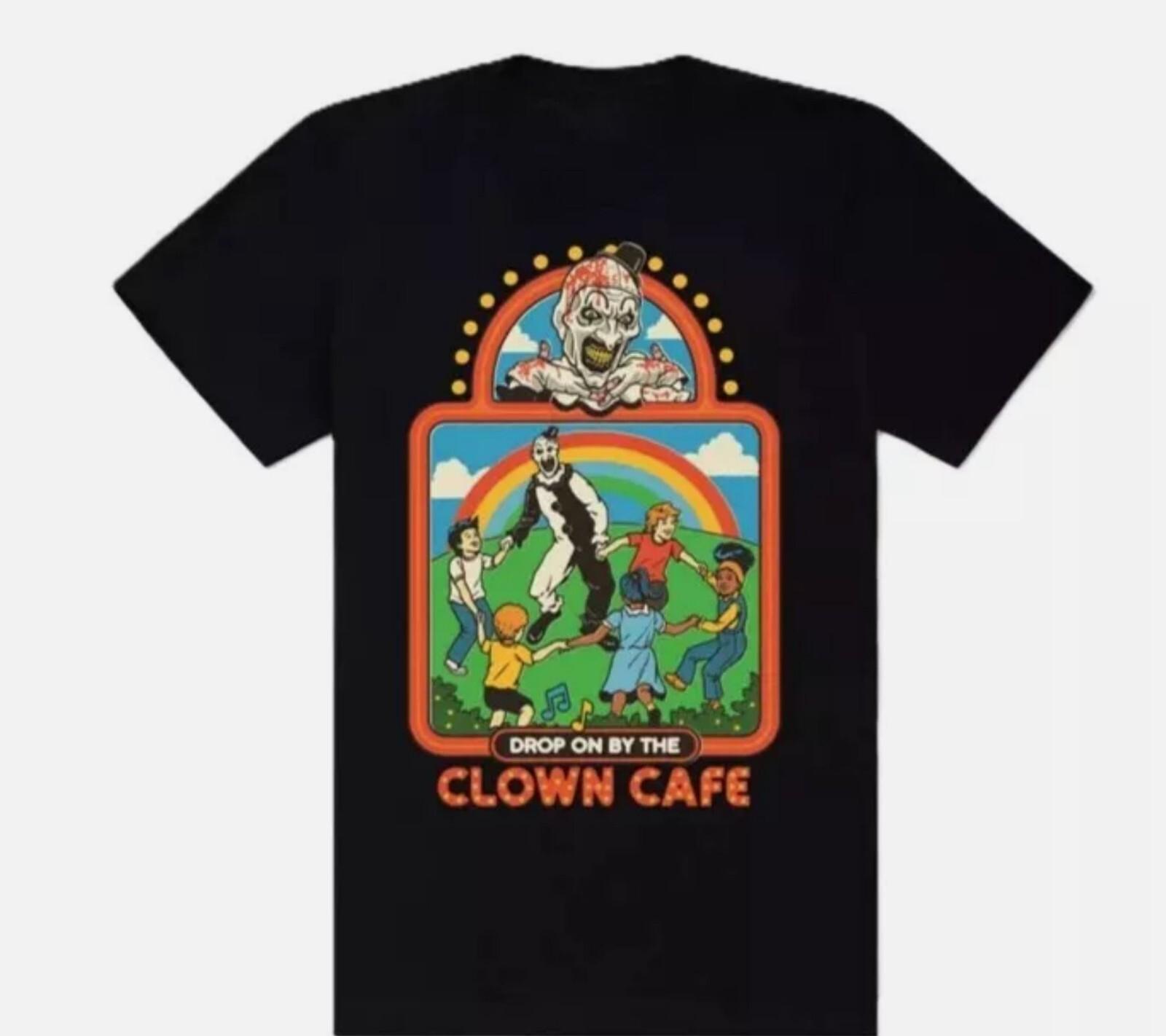 

26 Terrifier Clown Cafe T-shirt Horror Movie Shirt Unisex T-Shirt XXXL