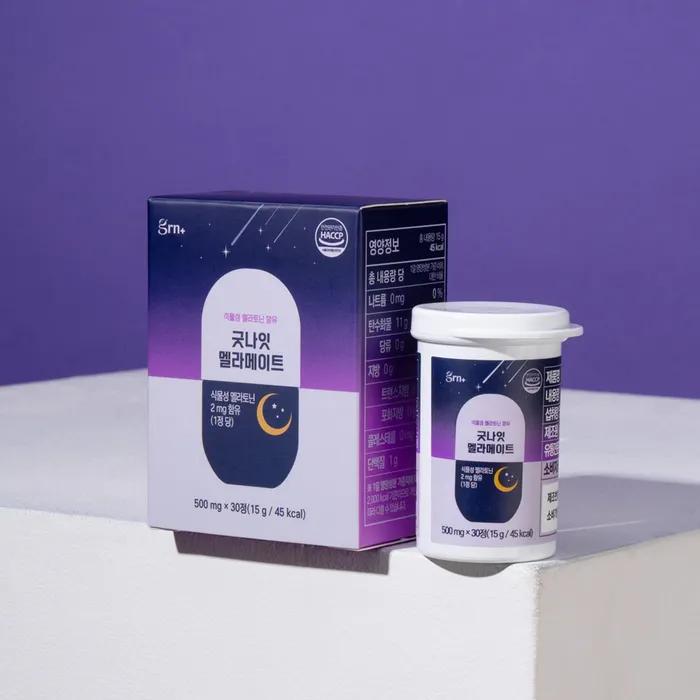 Good Night Melamate with Plant Melatonin (30 Tablets)
