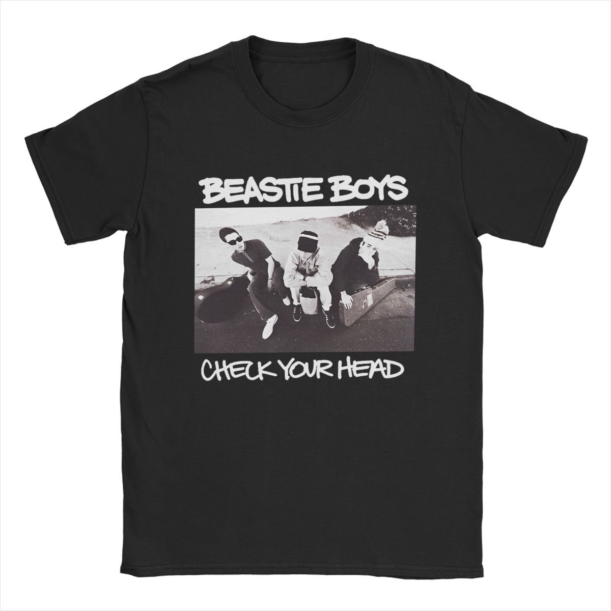 

Мужские футболки Beastie Boys Повседневные футболки из чистого хлопка С коротким рукавом Круглый вырез Одежда 4XL 5XL 6XL - Мужская летняя хлопковая Гра... S разноцветный