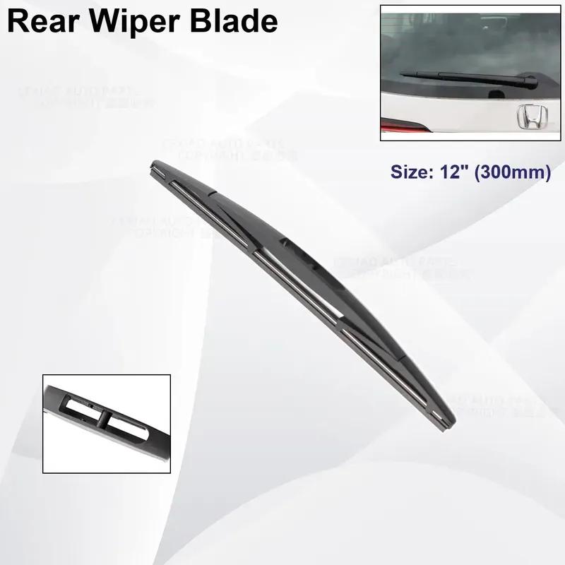 For HONDA Odyssey 2009-2017 Soft Rubber Front Rear Wiper Blades Auto Windshield Windscreen Wipers 26 17 12 2014 2015 2016