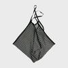 Safe Sunday Diamond Market Bag (Gingham Check Black)