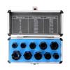 10-Piece Nut & Bolt Extractor Set for Damaged Screws