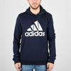 Adidas Logo Print Sports Pullover Hoodie Men Hoodie Dark-Blue GC7342