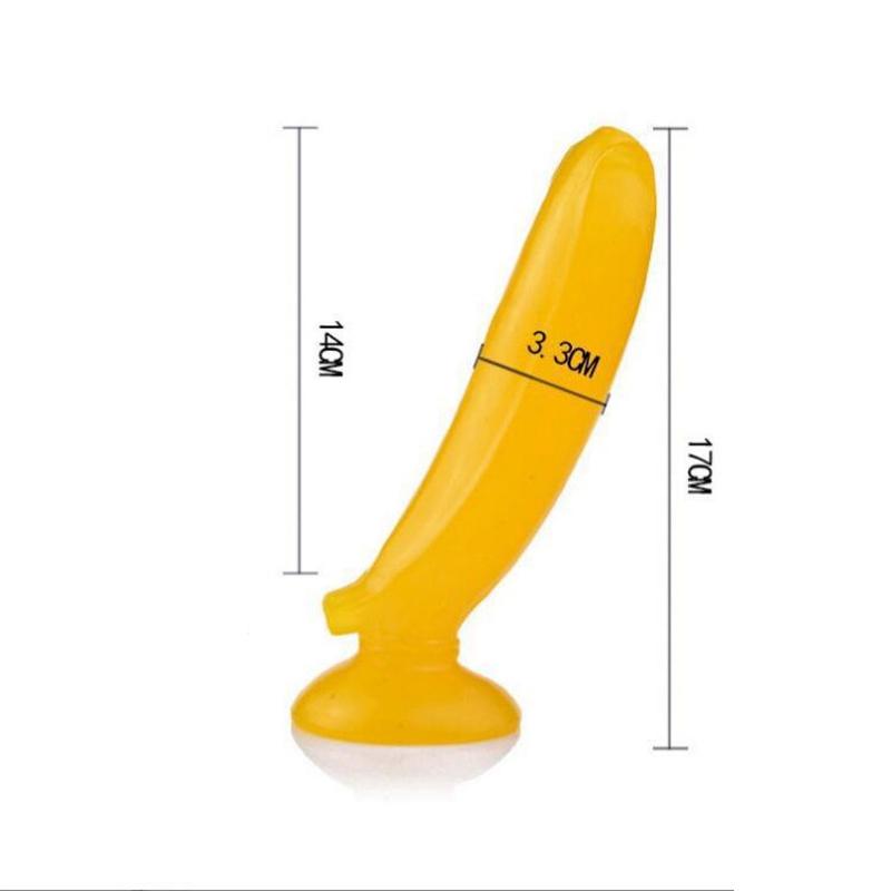 Banana Dildo Soft Suction Cup Sex Toys for Woman
