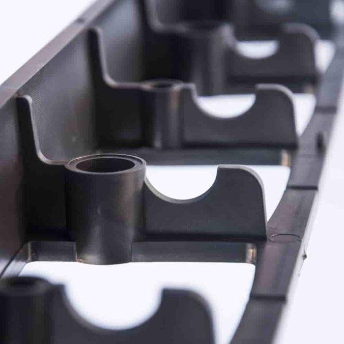 Bordure de Jardin Noire Flexible, 6 cm x 100 cm