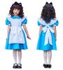 Clearstone Cosplay Halloween Wald Alice Mädchen Kinder 140cm Mädchen Blau