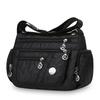 Borsa a tracolla da donna di grande capacità impermeabile resistente all'usura con tasche multiple per pendolarismo e tempo libero all'aperto