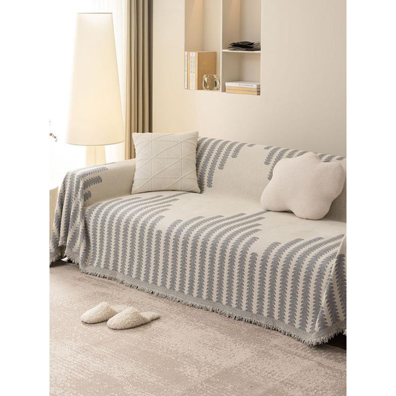 Sofa Cover Cloth Towel Blanket Full Cover Double-sided Chenille All-season Cushion Chaise Universal Sofa Cover Full Cover