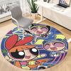 P-Powerpuff Girls Office Round Area Rug, Under Office Chairs Bedroom Living Room Home Decor  a1022222