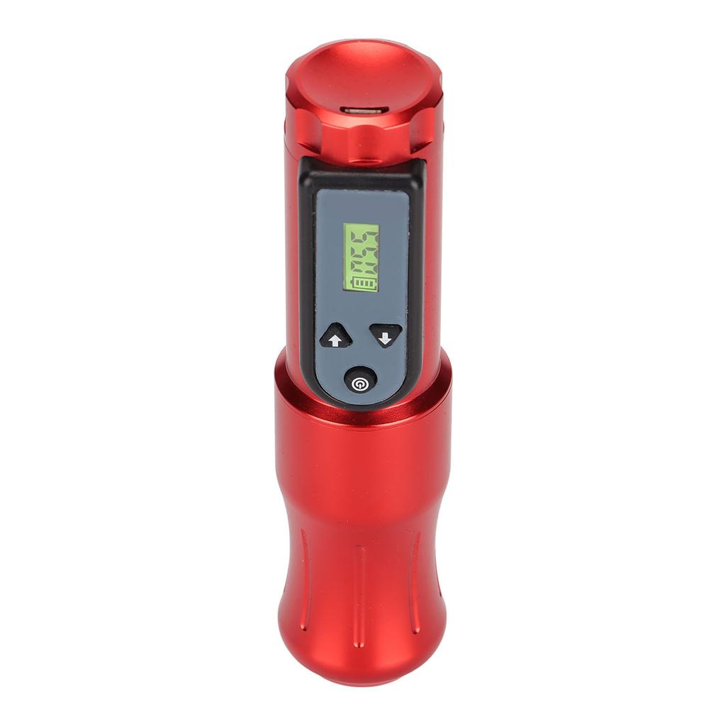 Wireless Tattoo Pen   Tattoo NaMachine Cartridge Needles Coreless Motor Electroplating LCD Display for Beginners