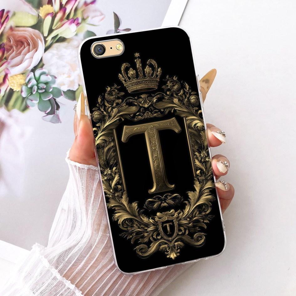 For OPPO A71 2018 Case CPH1801 Fashion A Z Letters Couple Silicone Soft TPU Phone Case For OPPO A37 A37f A37m Neo 9 OPPOA71 Capa