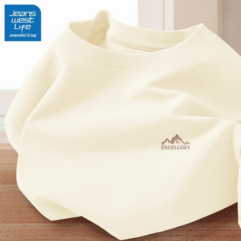 JEANSWEST LIFE Men s 2025 Cotton Casual Short Sleeve T-Shirt L