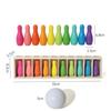 Fun Guessing Bottle Color Challenge Game Set Beverage Matching Toy Memory and Logic Thinking Training Educational Board ToyGift