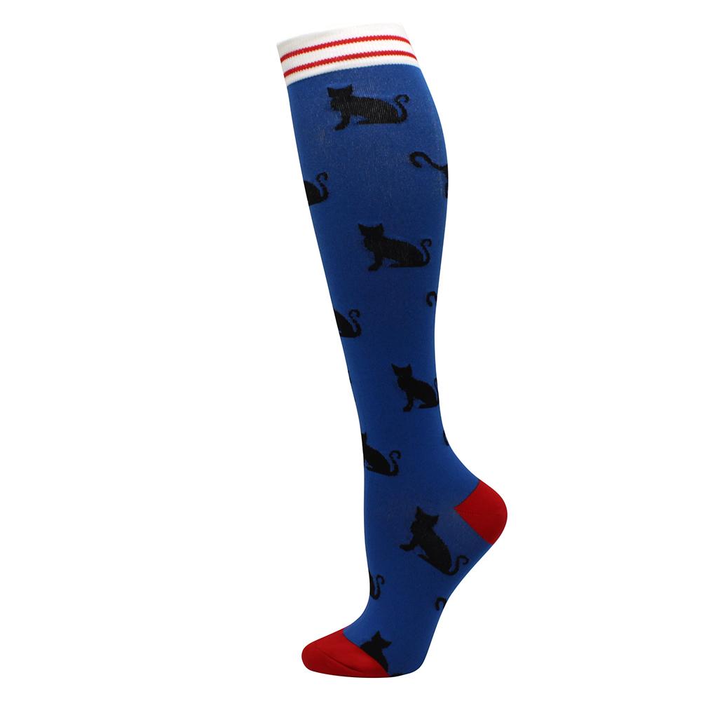 Neue Kompressionsstrümpfe Druck Pflegesocken für Ödeme, Diabetes, Krampfadern, Durchblutung Sportsocken