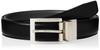 [Dress Code 101] Reversible Belt (Effortless Switching) Rotating Double-Sided Genuine Leather Men's Belt, Adjustable Length, Black & Brown, 2 Colors,