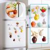 Simulation Ceramic Vase Refrigerator Sticker Whiteboard Decoration Home Decor Vase Magnets for Fridge Creative Durable