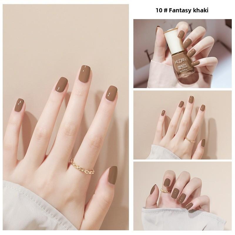 

Лак для ногтей Быстросохнущий белый маслянистый неотслаивающийся лак для ногтей Лак для ногтей без выпечки 8ml