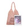 The New Fishing Net Bag Portable Female Bag Hollow Beach Bag Crochet Shoulder Bag