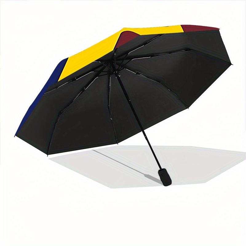 Messi Automatic Folding Cute Umbrella, 8 Ribs for All-Season Use, Portable for Travel & Outdoor Activities A0819074
