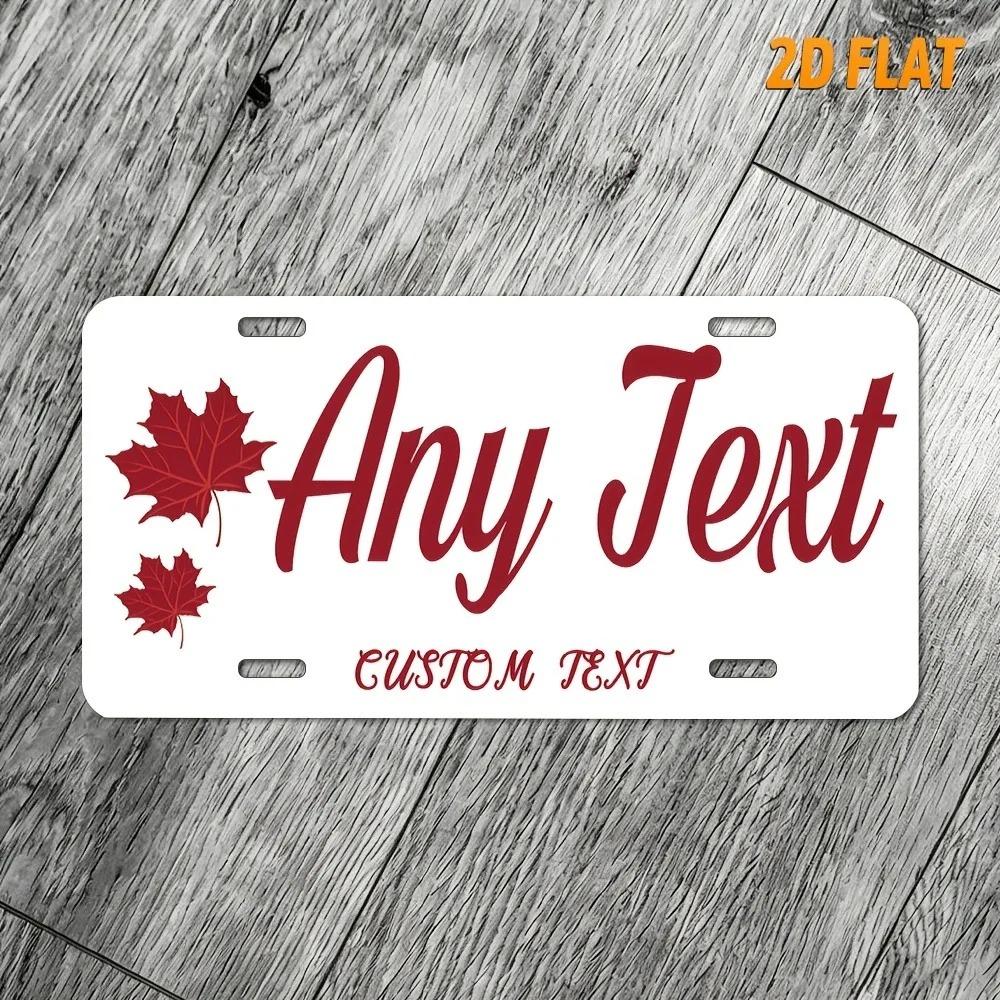Personalized Plant-Themed 2D Flat Plaque Custom Text 30x15cm Home Garden Decor