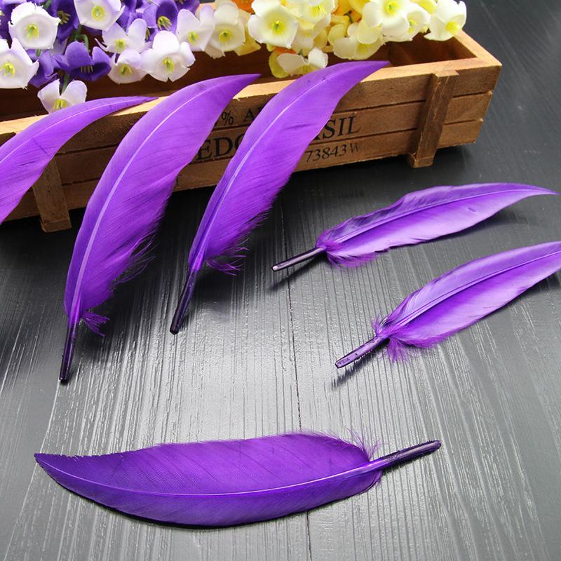 50Pcsdiy Scimitar Feather Colored Feather Handicrafts Jewelry Accessories Material Feather