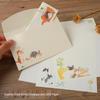 Creative Chinese & Western Style Cat Stationery Set: Fresh A5 Letter Paper & Cute Small Envelopes