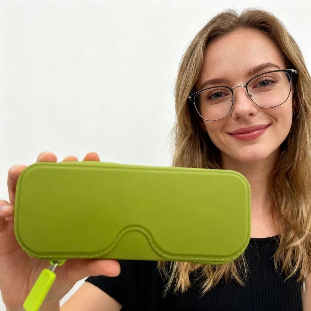 Dustproof Silicone Glasses Storage Bag Waterproof Sunglasses Cover Fashion Eyeglasses Case  Travel